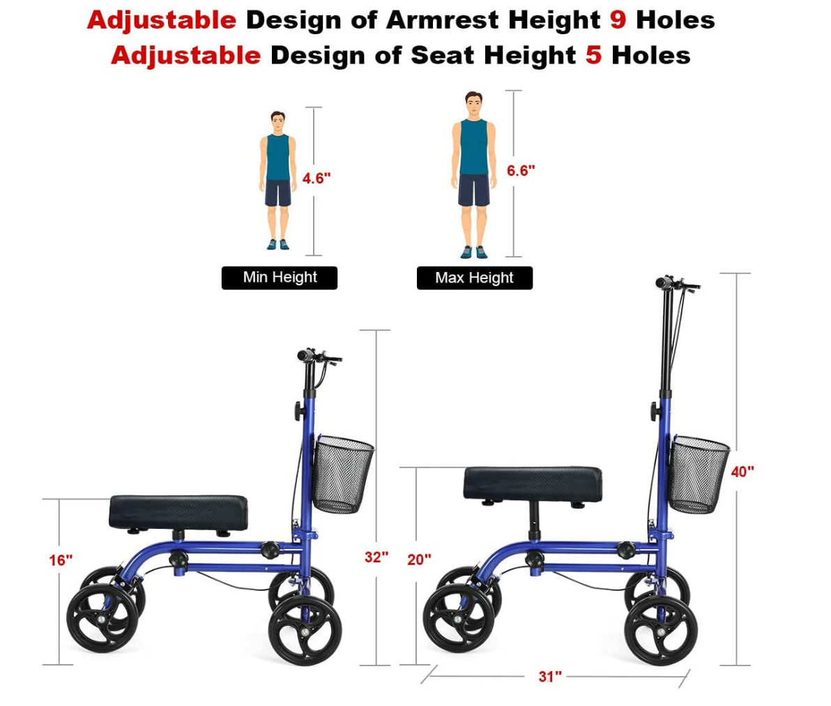 AfterSurgerySupply Knee Scooter
